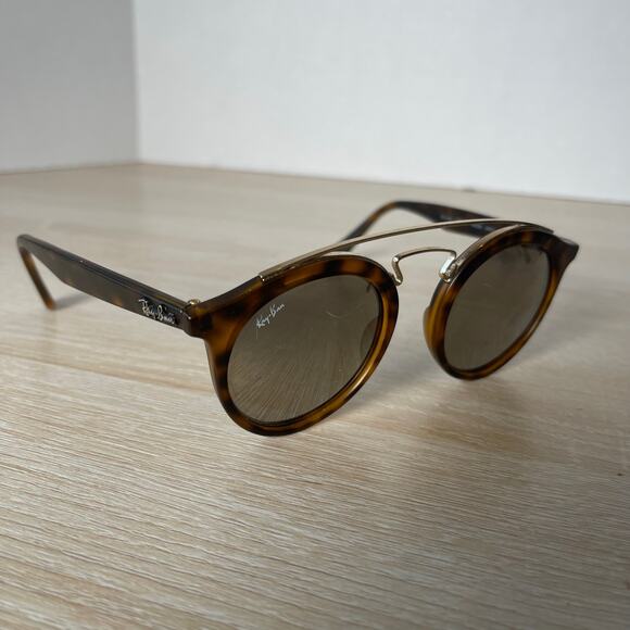 Ray-Ban RB4256 6092/5A Sunglasses FRAMES ONLY Small Tortoise 46-20-145 Italy - Picture 1 of 10